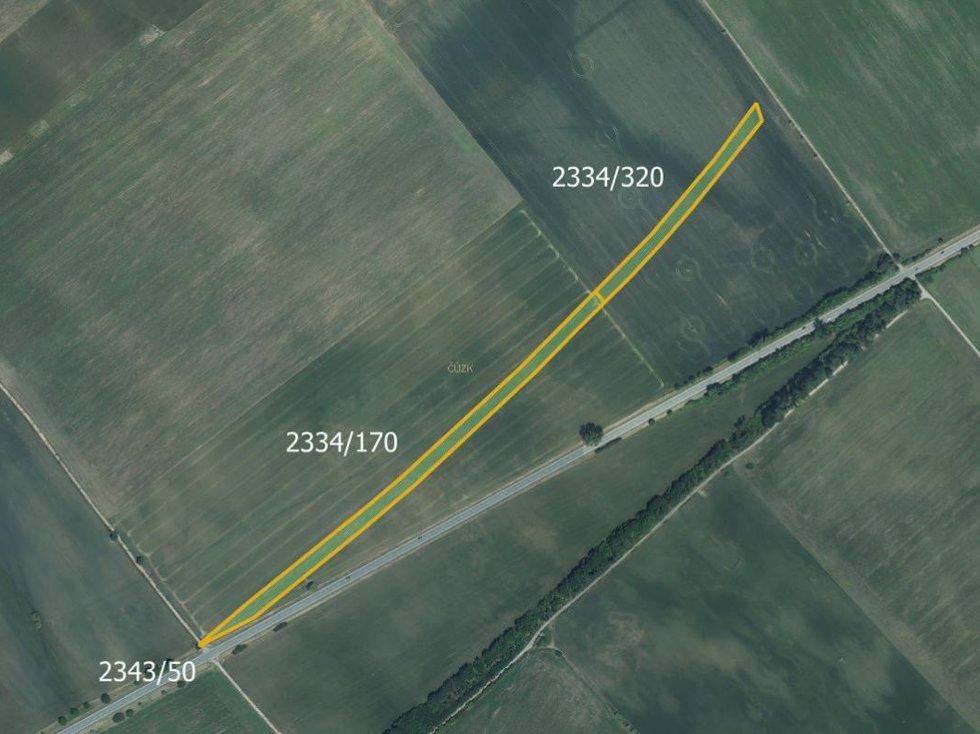 Prodej zemědělské půdy 10781 m², Hrušky