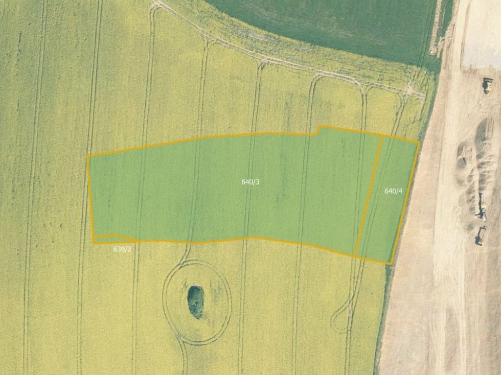 Prodej zemědělské půdy 5167 m², Boudy