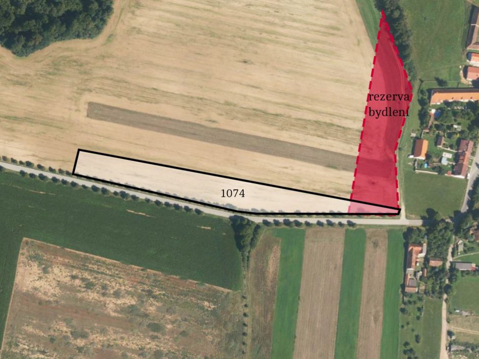 Prodej stavební parcely 8720 m², Albrechtice nad Vltavou