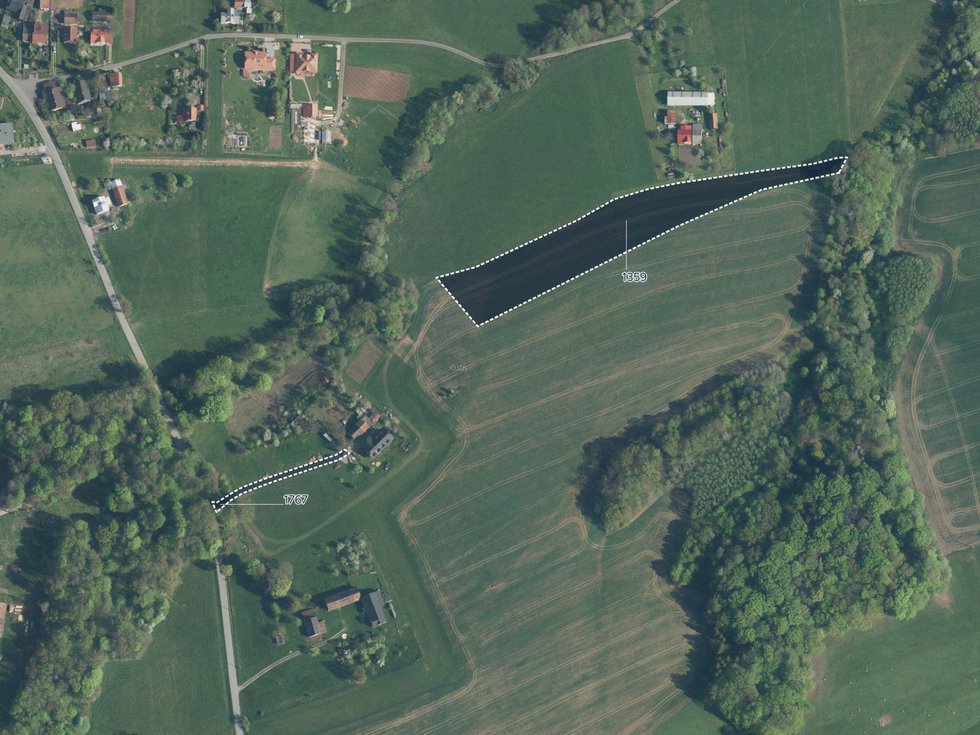 Prodej zemědělské půdy 8695 m², Střítež