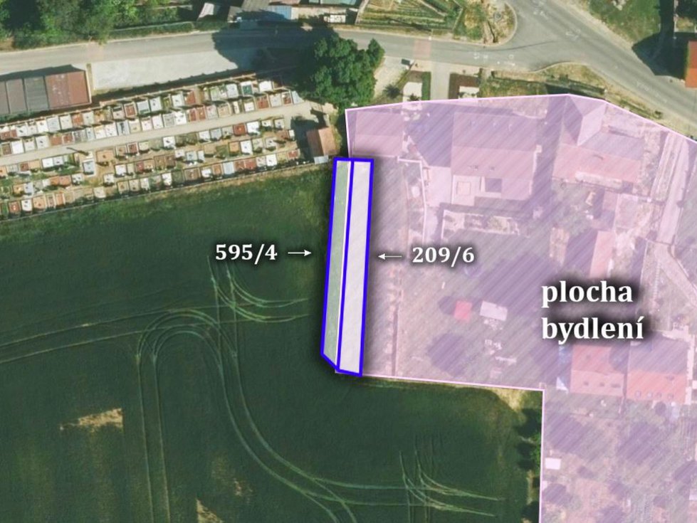 Prodej stavební parcely 262 m², Ivančice