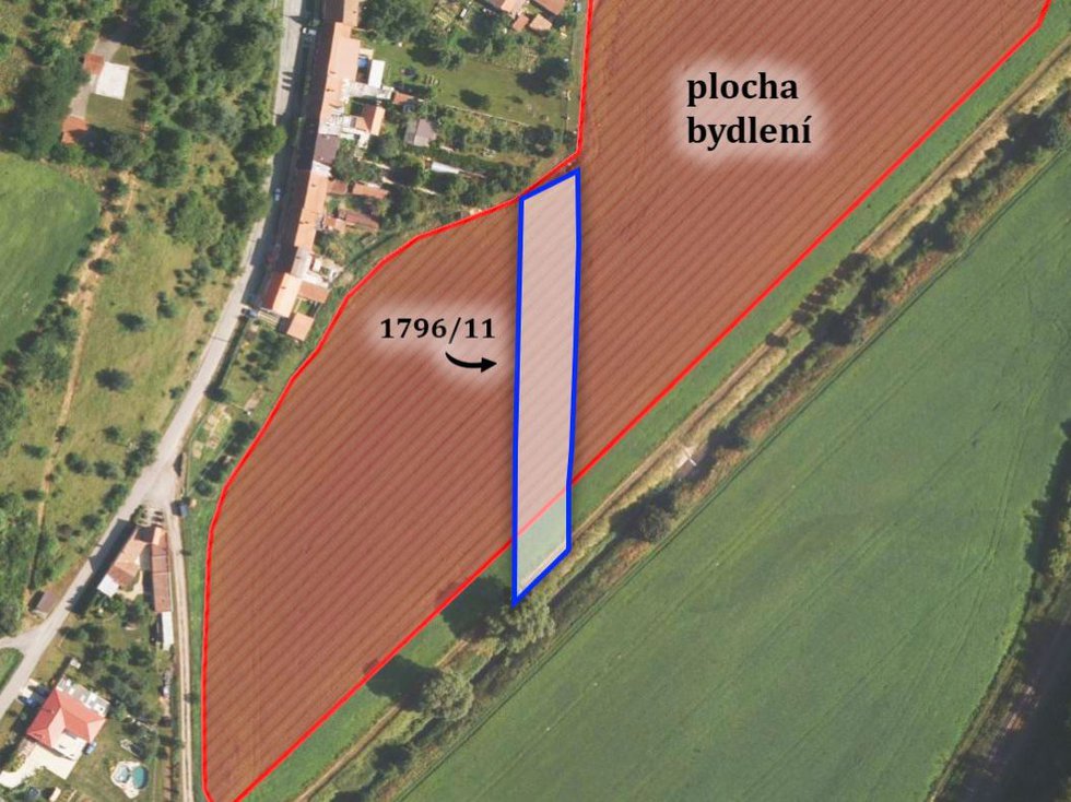 Prodej stavební parcely 2161 m², Snovídky