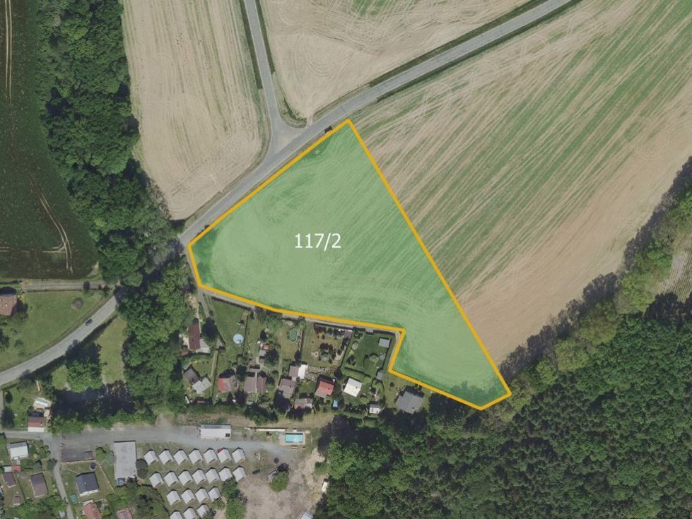 Prodej zemědělské půdy 11597 m², Zbýšov