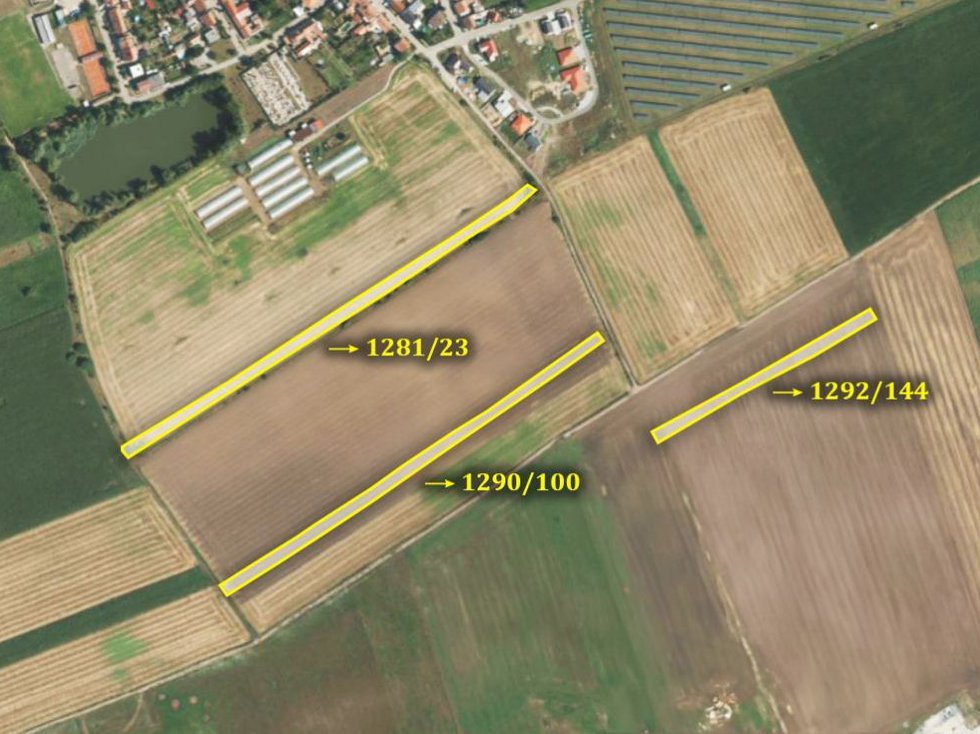 Prodej zemědělské půdy 14110 m², Ladná