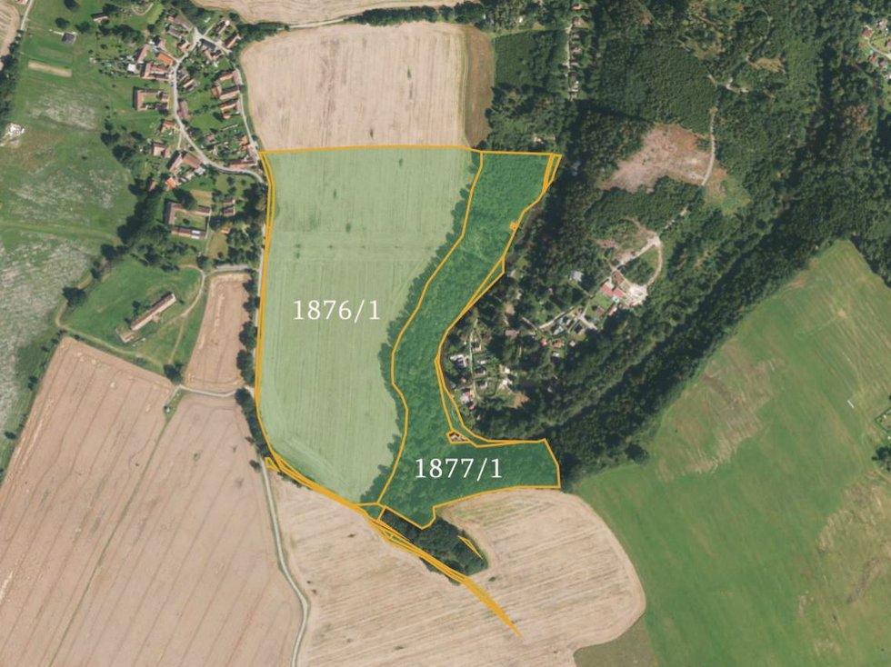 Prodej lesa 254928 m², Římov