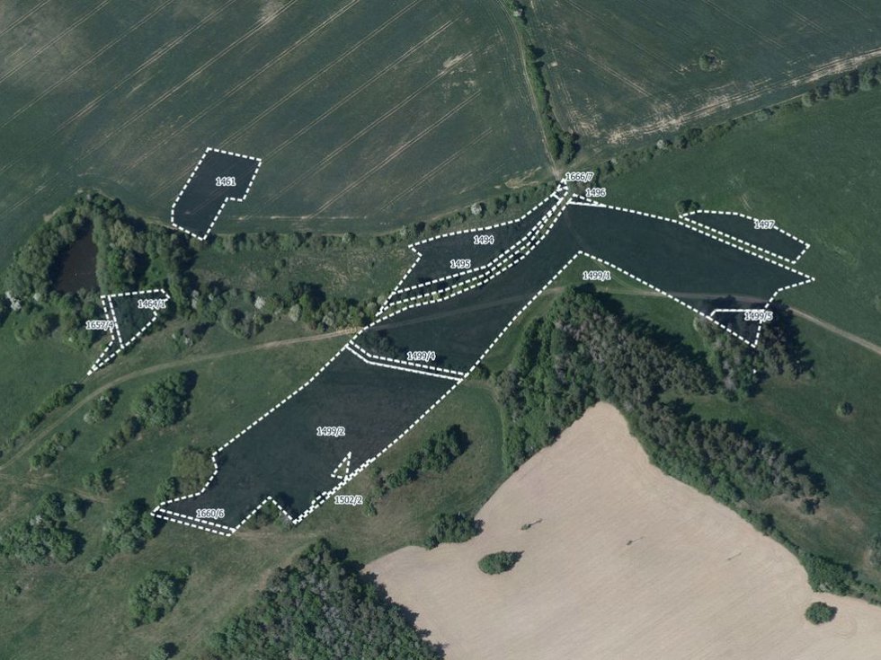 Prodej zemědělské půdy 36593 m², Hroznatín