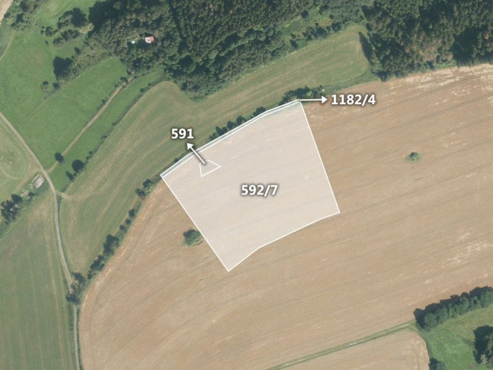 Prodej zemědělské půdy 15375 m², Hartmanice