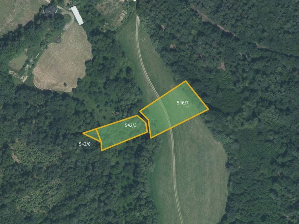 Prodej louky 5226 m², Čavisov