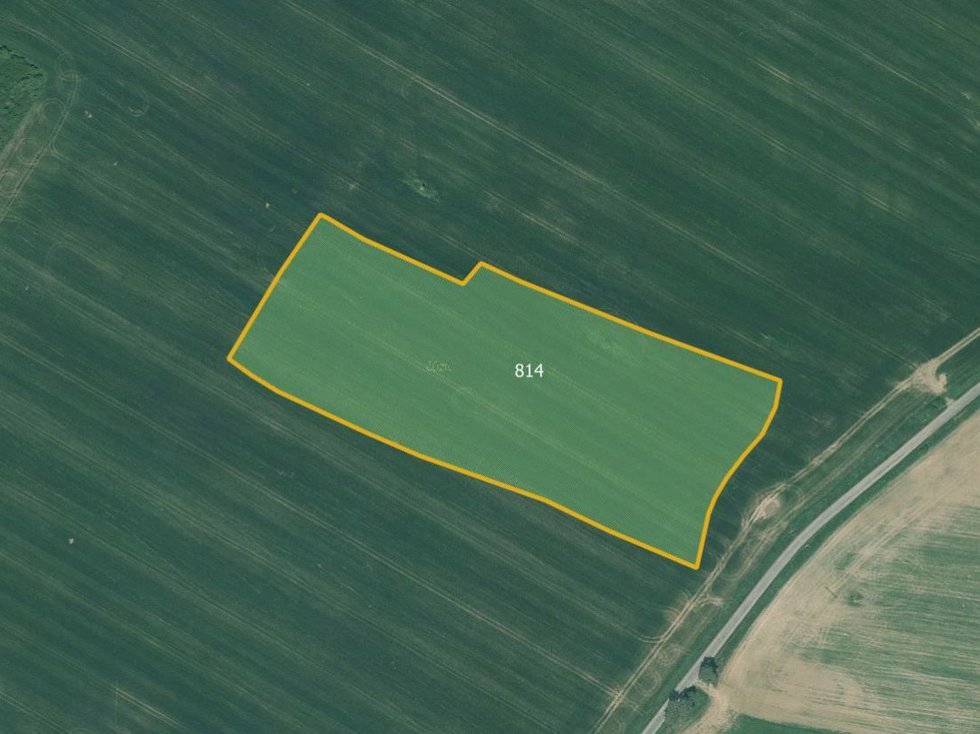 Prodej zemědělské půdy 22612 m², Vidice
