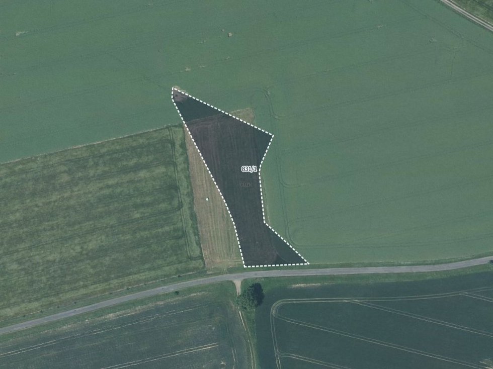 Prodej zemědělské půdy 4095 m², Odry