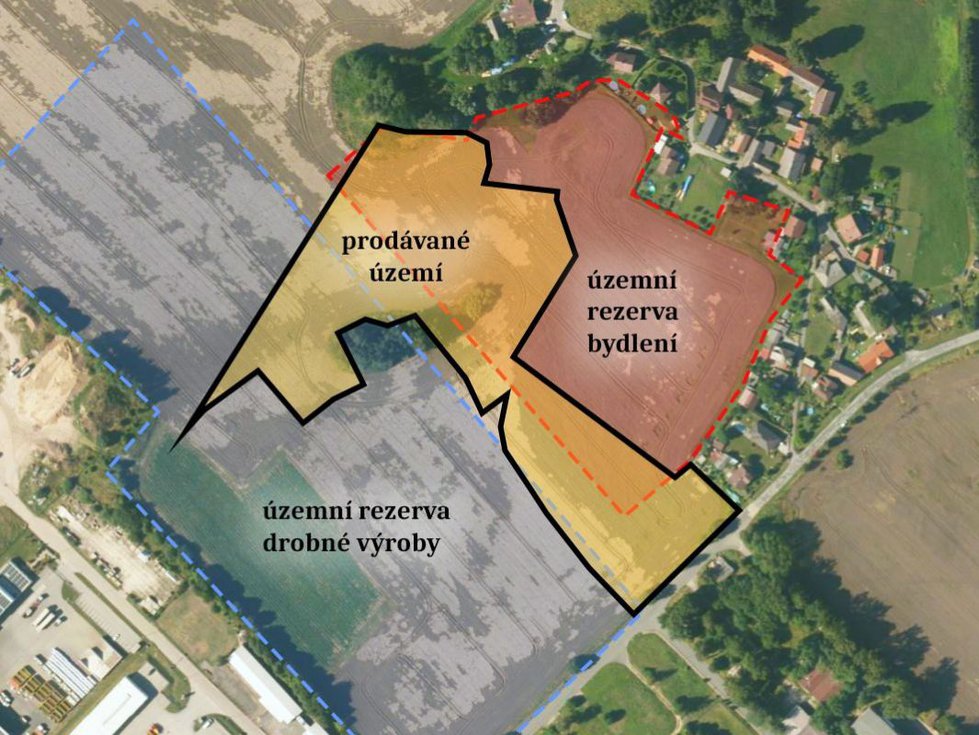 Prodej stavební parcely 31106 m², Havlíčkův Brod