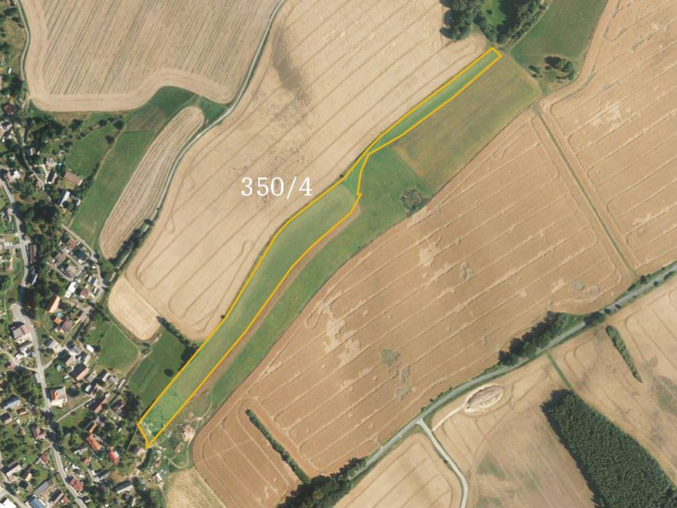 Prodej zemědělské půdy 26712 m², Brniště