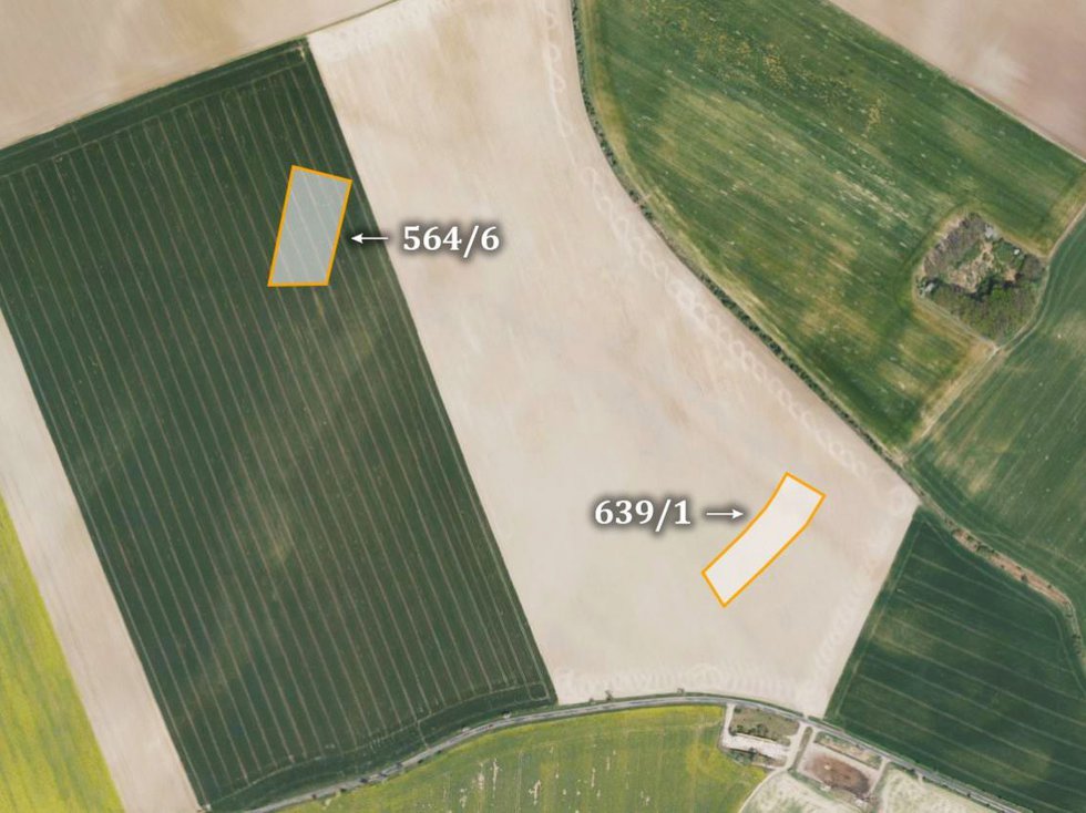 Prodej zemědělské půdy 13392 m², Jíkev