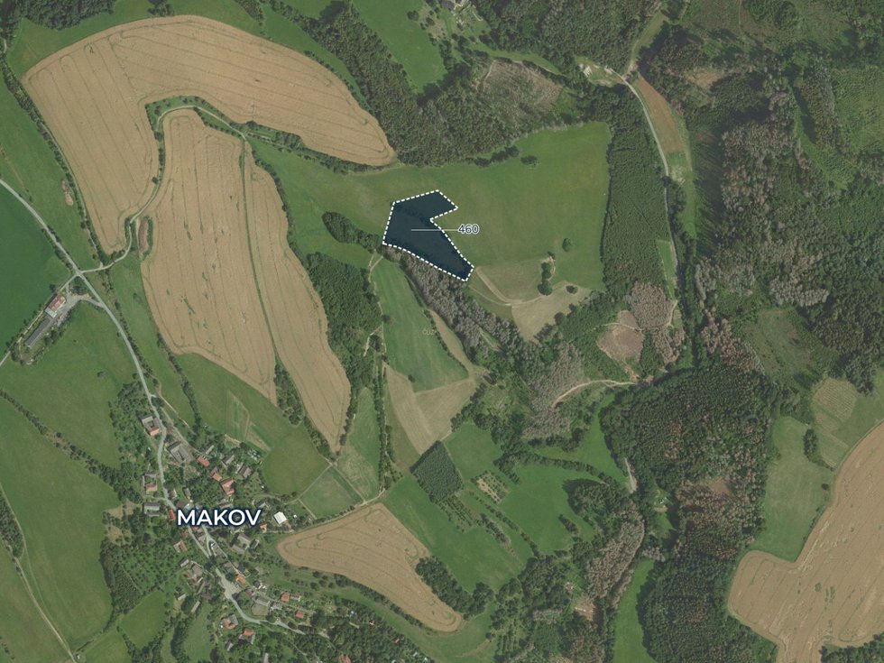 Prodej louky 12220 m², Makov
