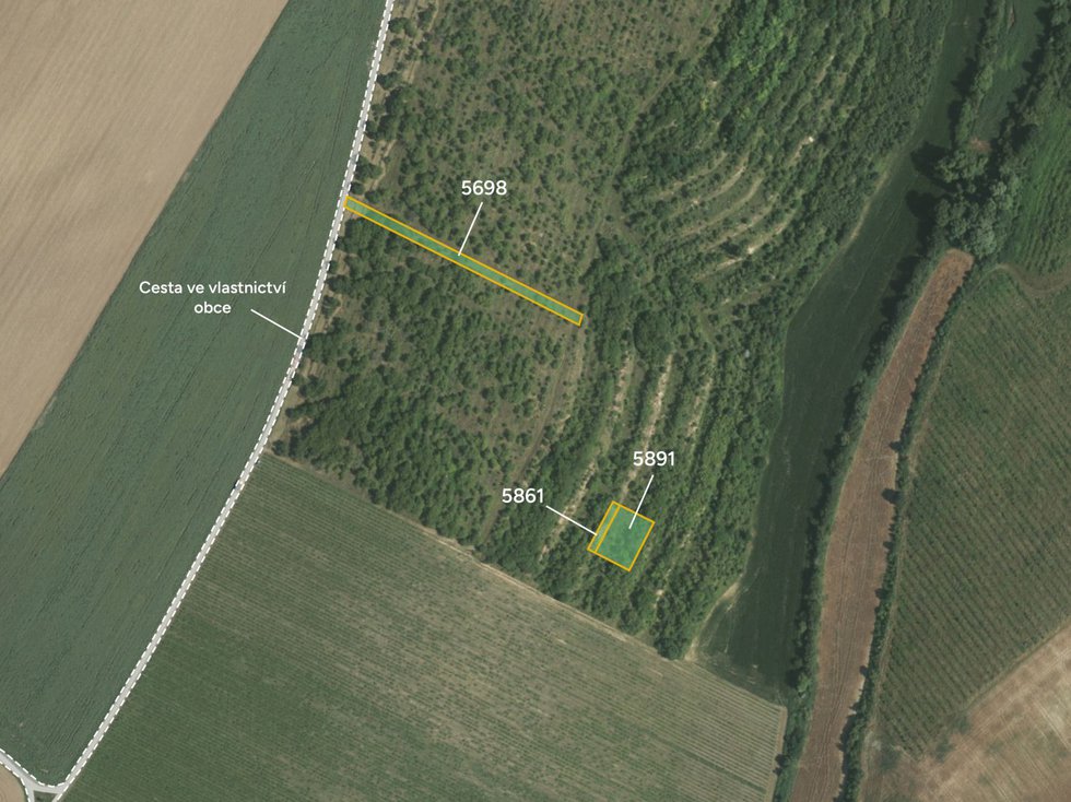 Prodej ostatních pozemků 1342 m², Lovčice