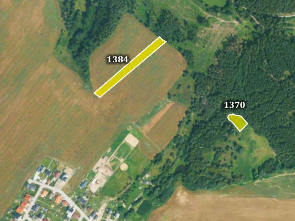 Prodej zemědělské půdy 5546 m², Krasová