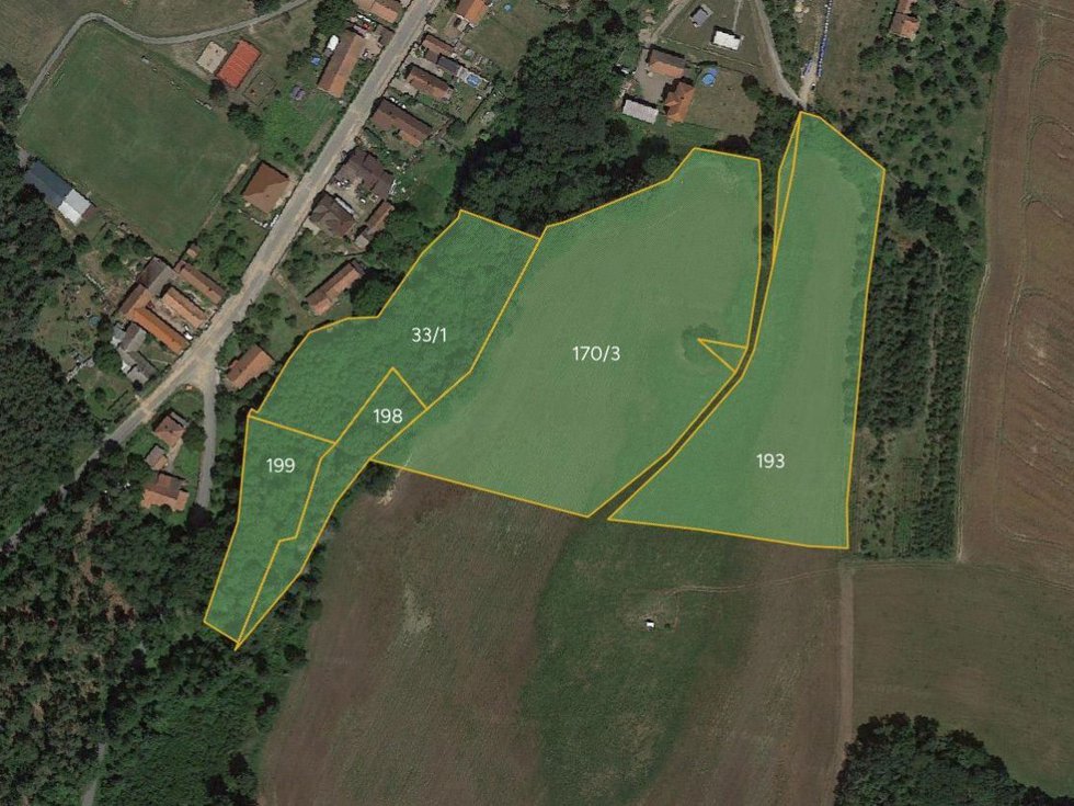 Prodej zemědělské půdy 57369 m², Jankovice