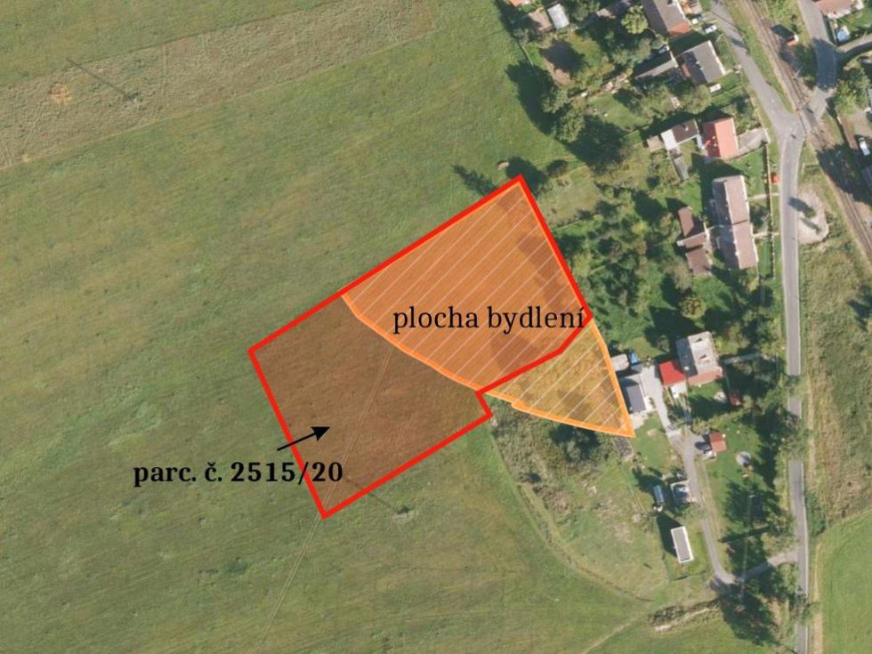 Prodej stavební parcely 7340 m², Vítkov