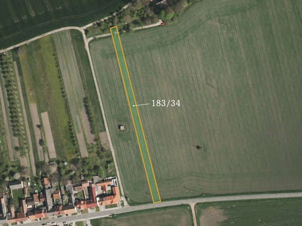 Prodej zemědělské půdy 562 m², Kněždub