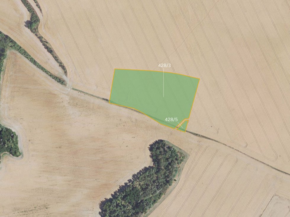 Prodej zemědělské půdy 18036 m², Želenice