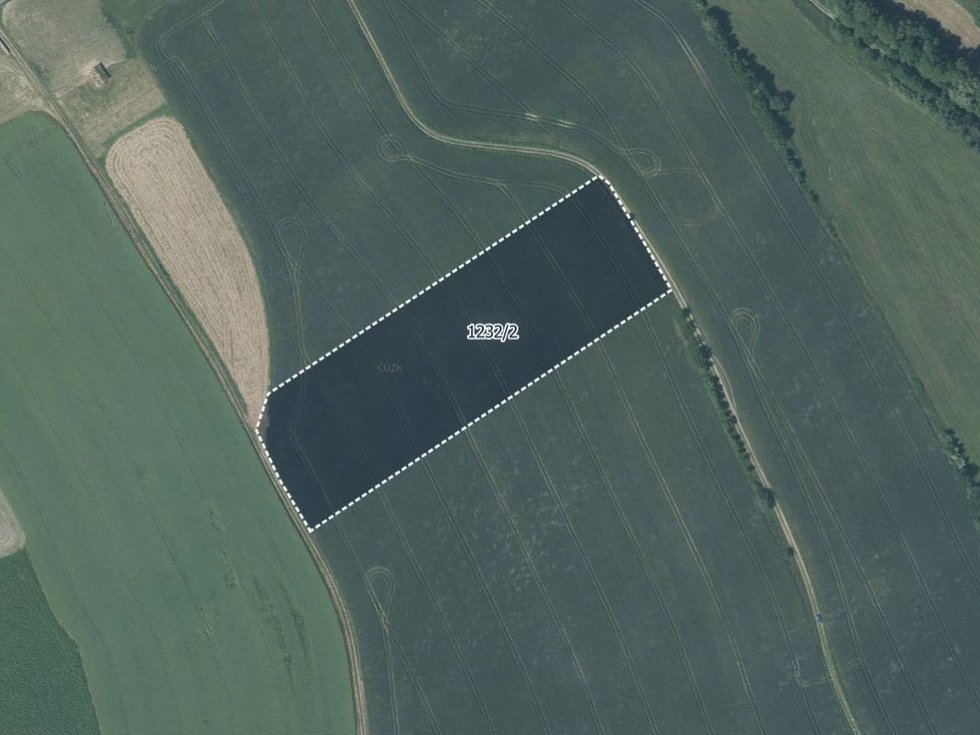 Prodej zemědělské půdy 5936 m², Luboměř