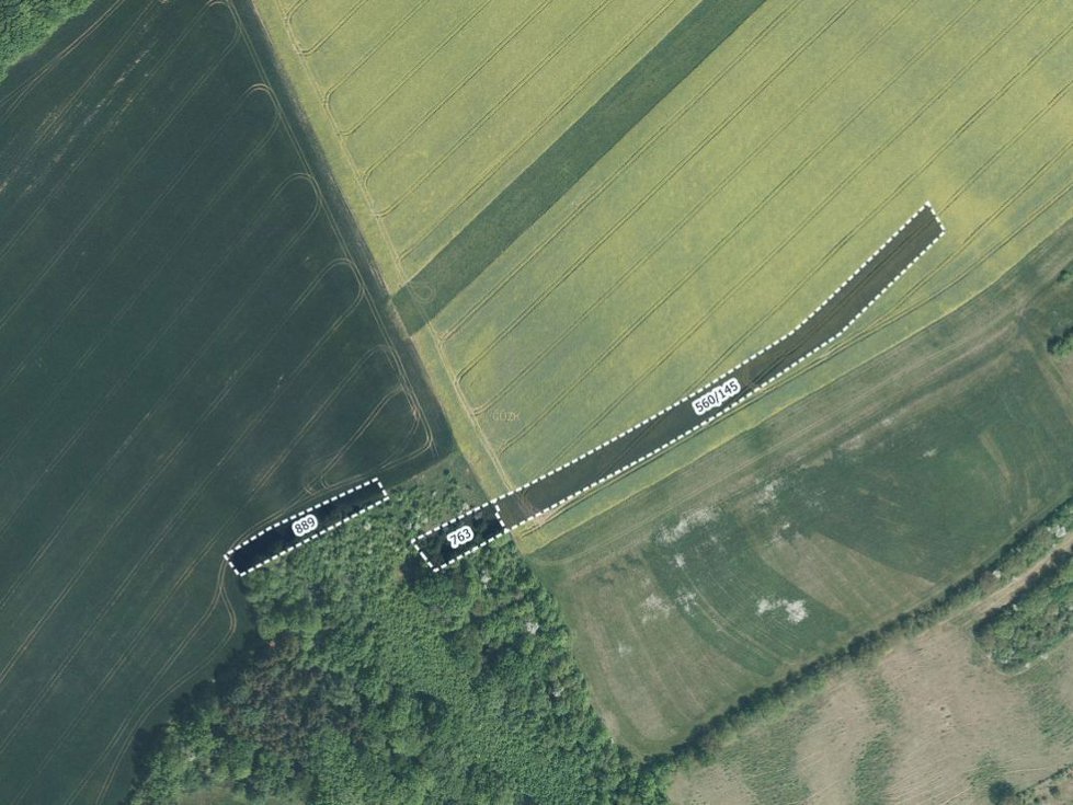 Prodej zemědělské půdy 2460 m², Kvasice
