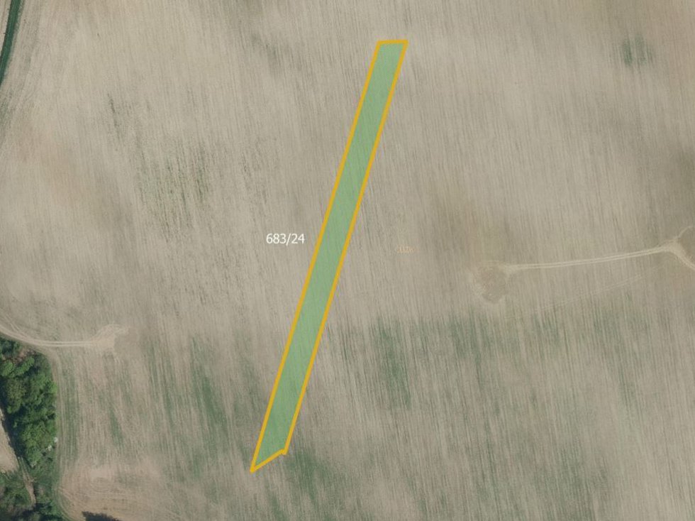 Prodej zemědělské půdy 1986 m², Podhořany u Ronova