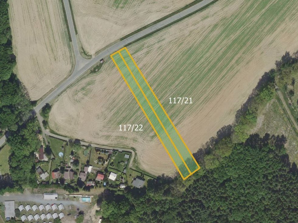 Prodej zemědělské půdy 3901 m², Zbýšov