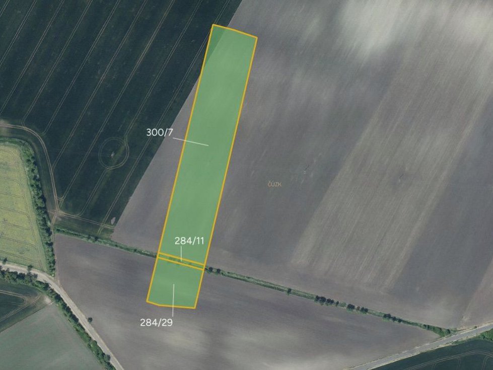 Prodej zemědělské půdy 9810 m², Děčany