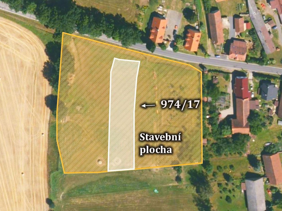 Prodej stavební parcely 1787 m², Chudenice