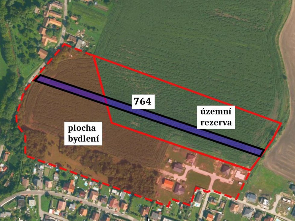 Prodej stavební parcely 5613 m², Vysoké Veselí