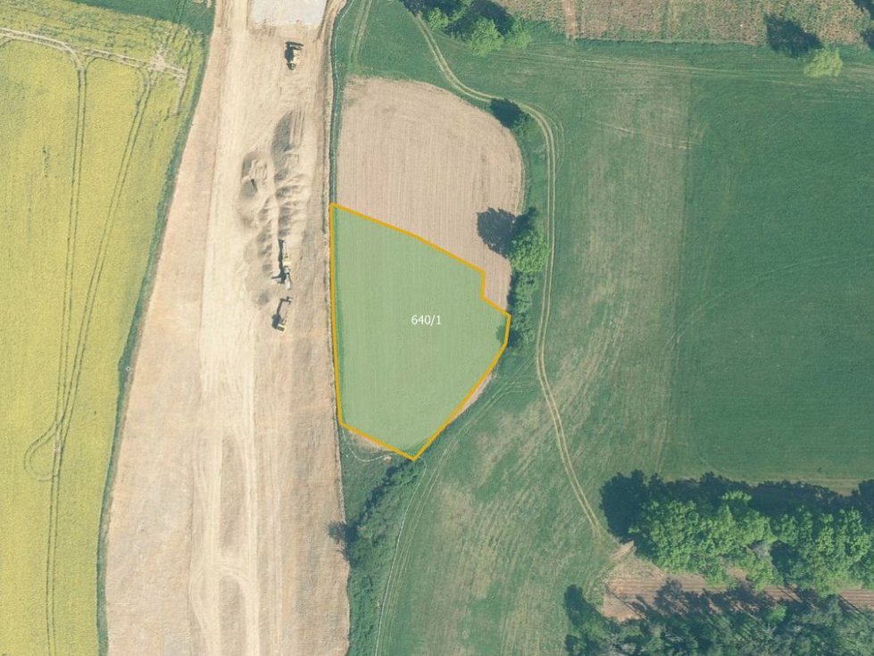 Prodej zemědělské půdy 1562 m², Boudy