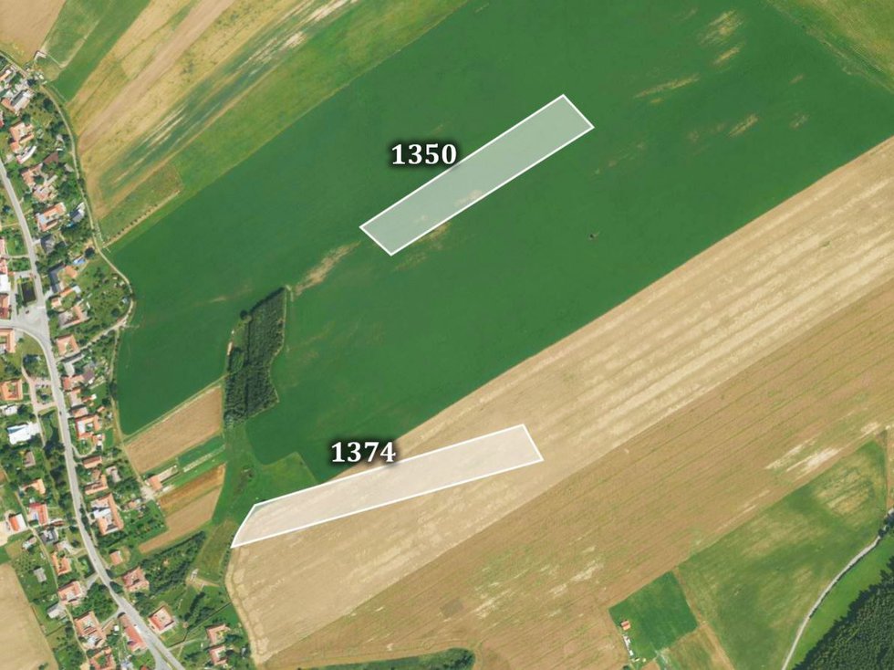 Prodej zemědělské půdy 29795 m², Senetářov