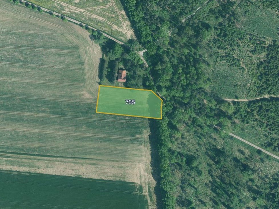 Prodej zemědělské půdy 3602 m², Albrechtice nad Vltavou