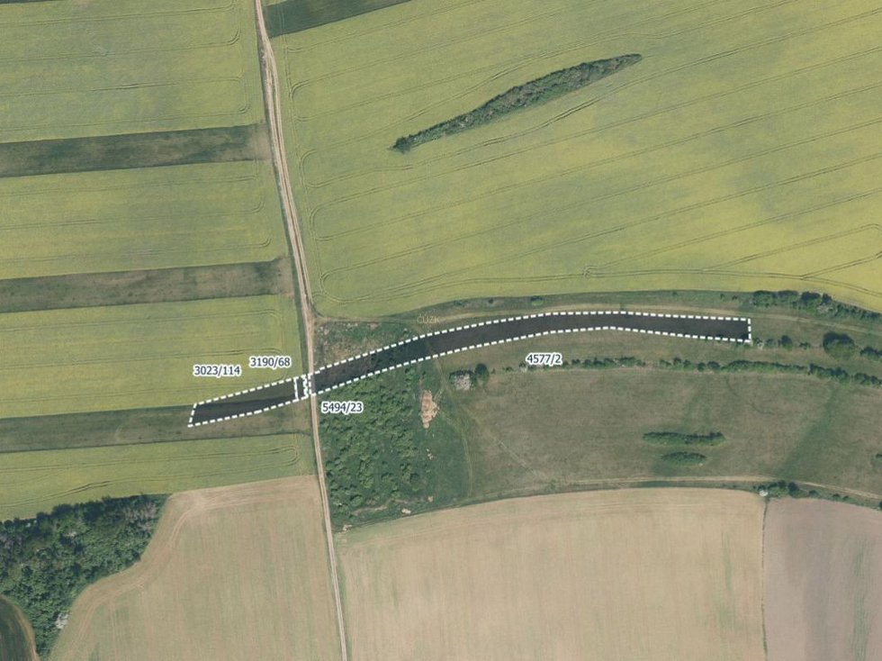 Prodej zemědělské půdy 1861 m², Jalubí