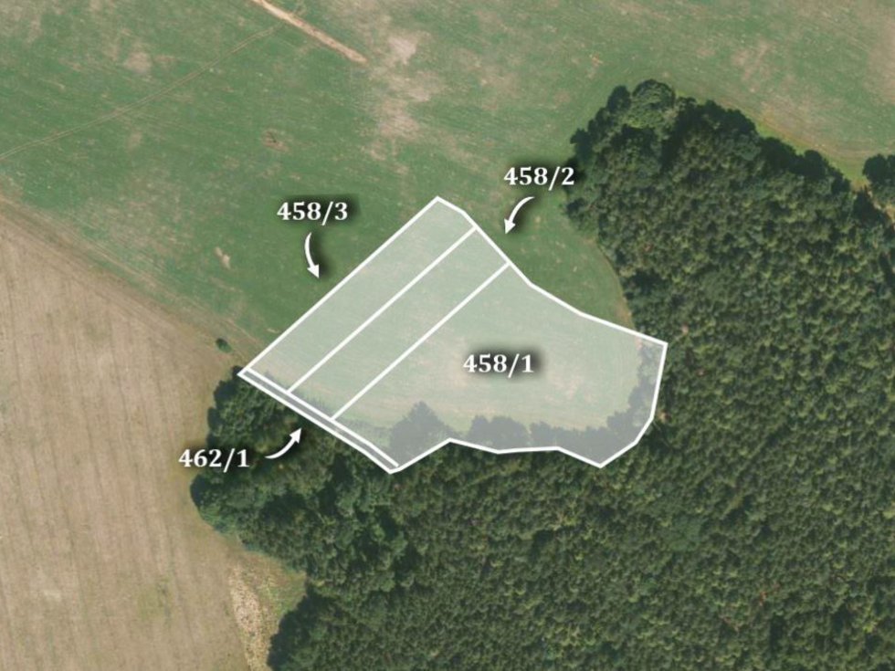 Prodej zemědělské půdy 31590 m², Vlčí