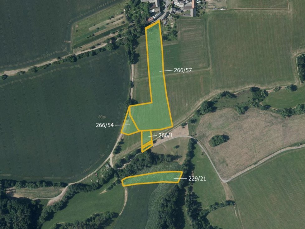 Prodej zemědělské půdy 9308 m², Bílá Lhota