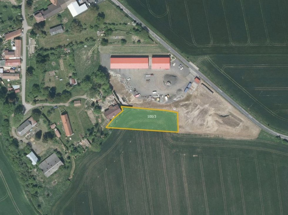 Prodej komerčního pozemku 1092 m², Jičín