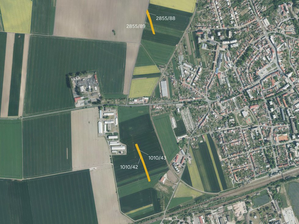 Prodej zemědělské půdy 3428 m², Kojetín