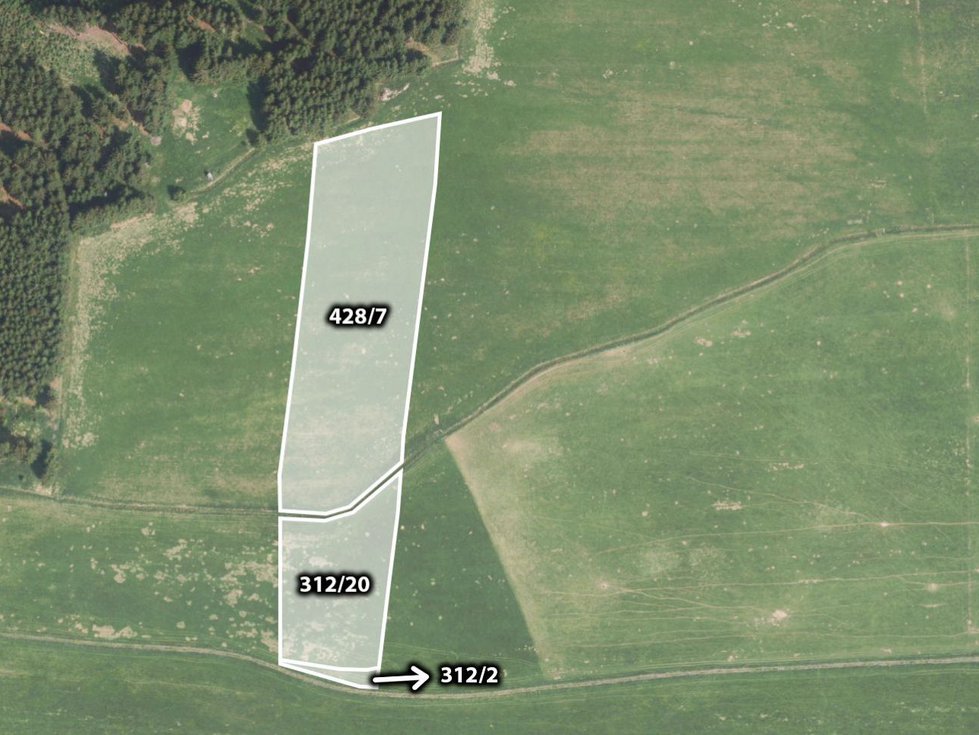 Prodej zemědělské půdy 6800 m², Toužim