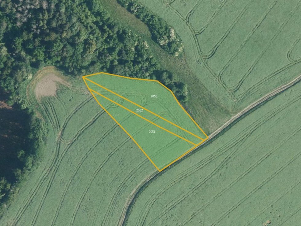 Prodej zemědělské půdy 4411 m², Svatoslav
