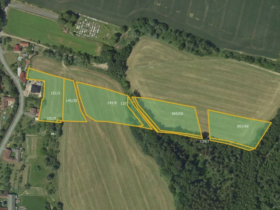 Prodej zemědělské půdy 21290 m², Úsobrno
