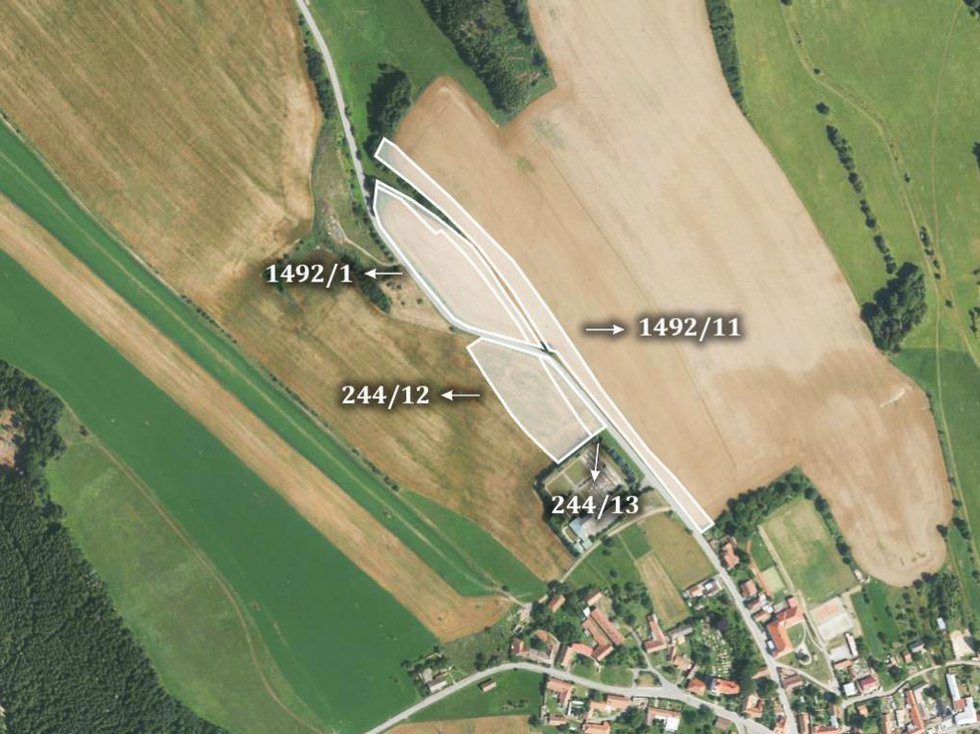 Prodej zemědělské půdy 48460 m², Rozstání