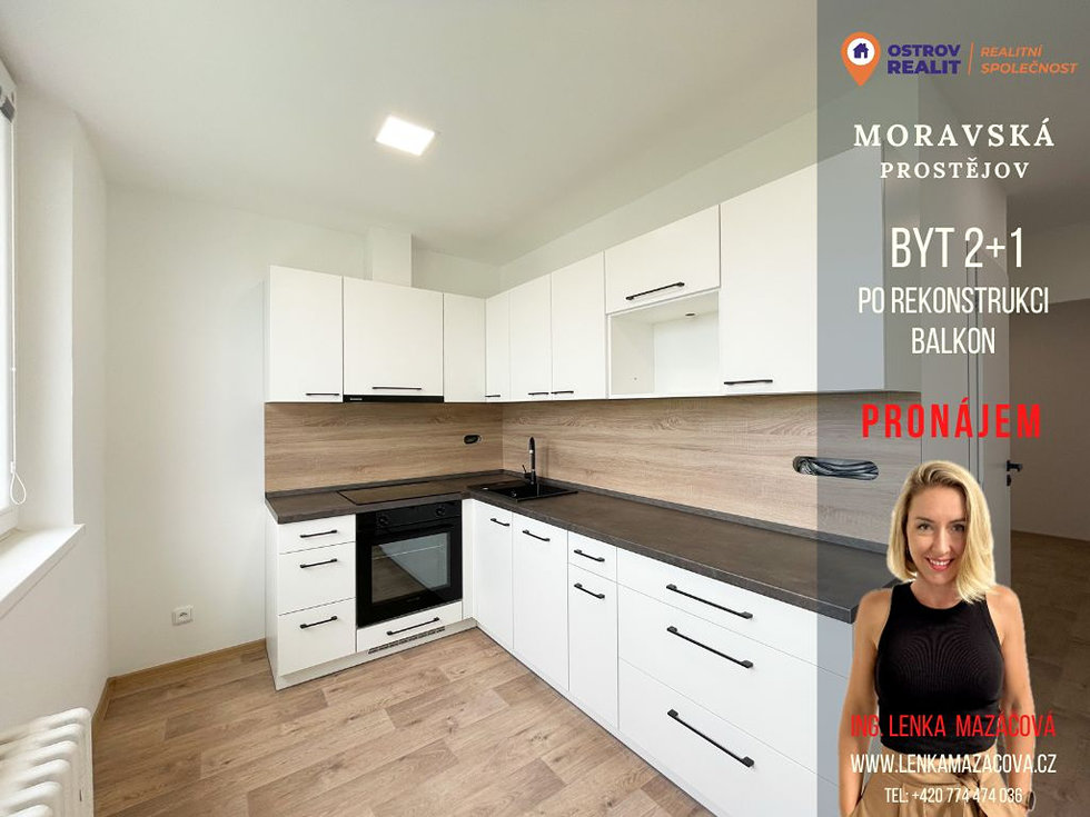 Pronájem bytu 2+1 51 m², Prostějov