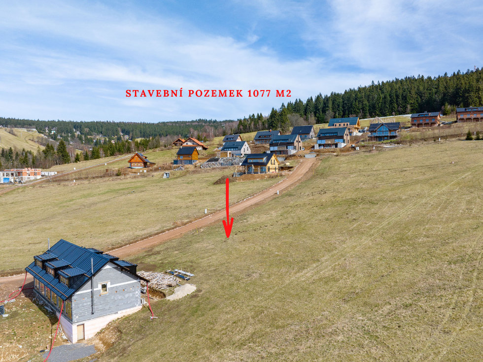 Prodej stavební parcely 1077 m², Čenkovice