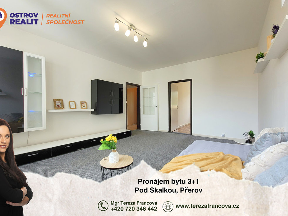 Pronájem bytu 3+1 69 m², Přerov