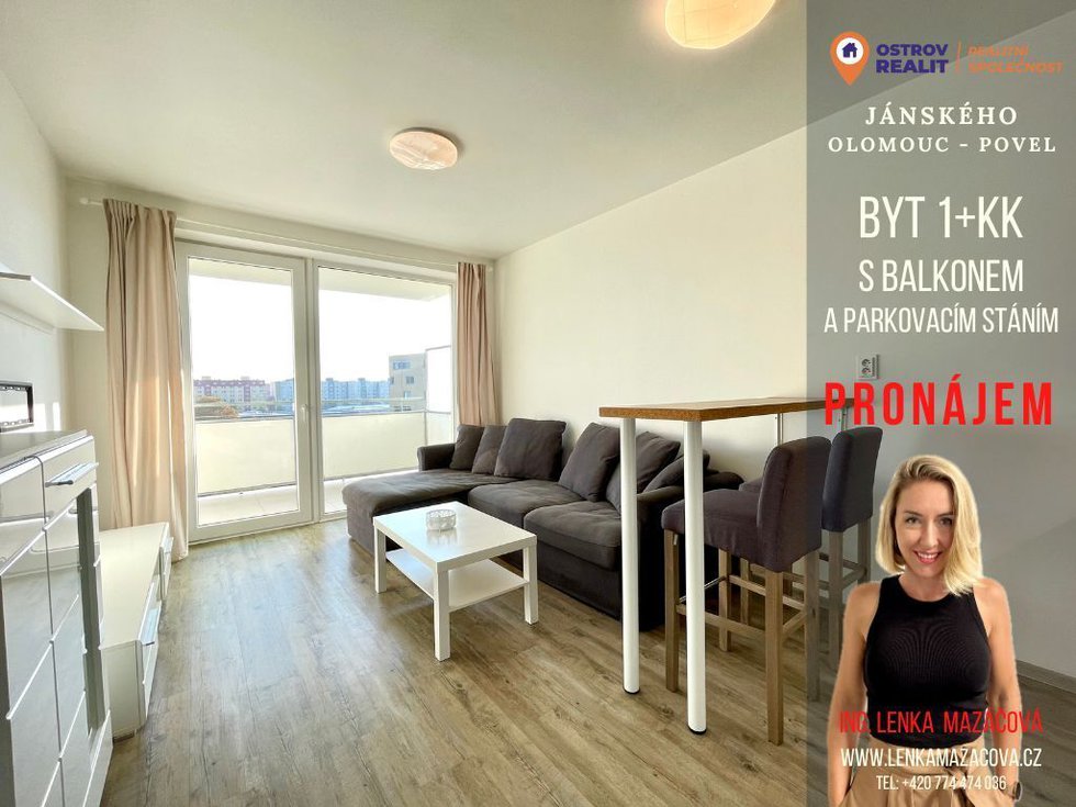 Pronájem bytu 1+kk, garsoniery 26 m², Olomouc