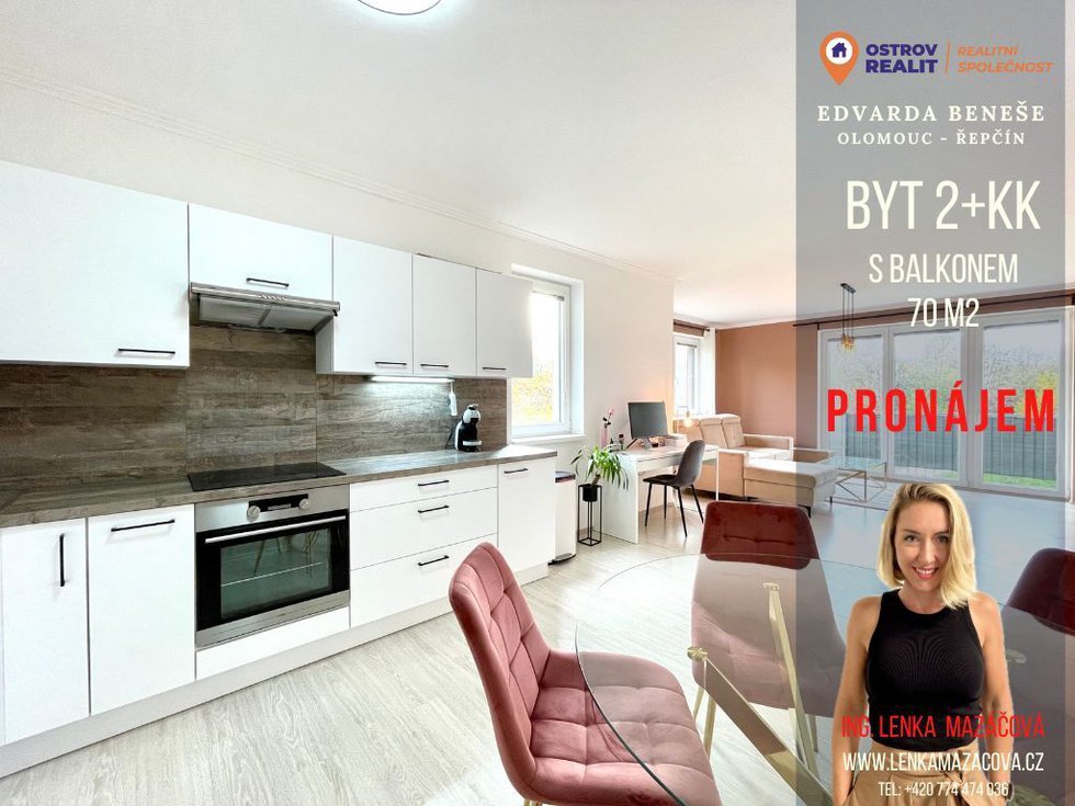 Pronájem bytu 2+kk 74 m², Olomouc