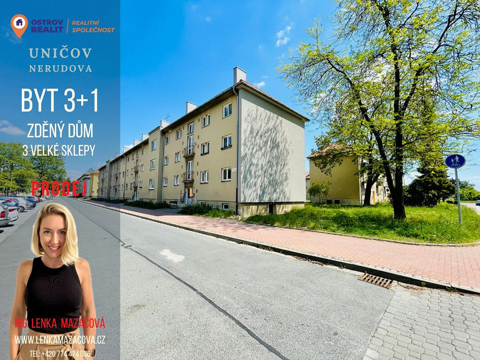 Prodej bytu 3+1 77 m², Uničov