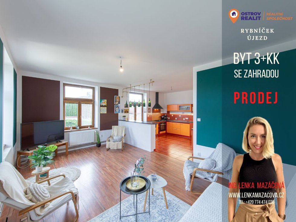 Prodej bytu 3+kk 69 m², Újezd